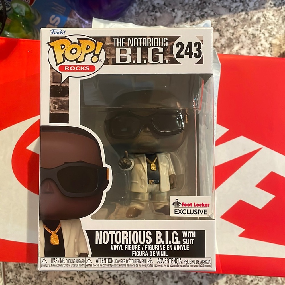 B.I.G FUNKO POP!  Just released- brand new- bought at Footlocker